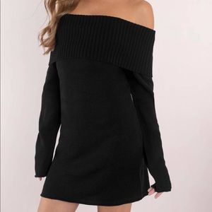 Tobi Off the shoulder sweater dress